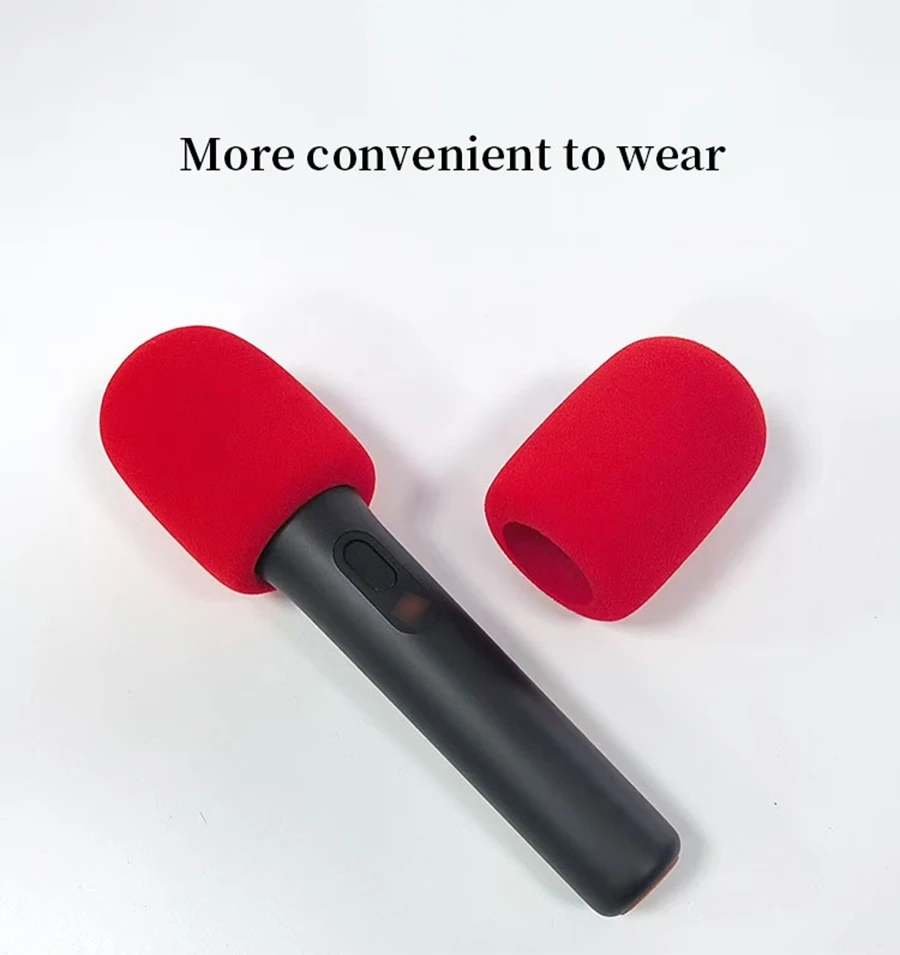 2Pcs Microphone Windproof Cover for JBL PartyBox Encore2 ON-THE-GO 2 Microphone Cover Mike Windscreens Sponge Protective Case
