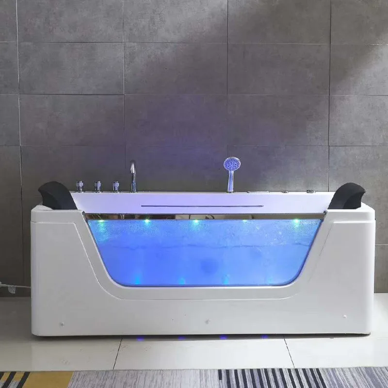 Description Picture 4 of item1700mm Fiberglass Whirlpool Bathtub Acrylic Hydromassage Surfling Waterfall Tub NS3040