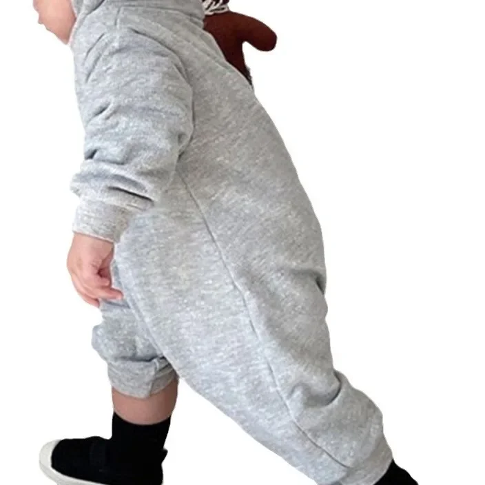 Hot Sale Of The Season Korean Style Kids' Outfit Baby Boy Sportswear with Hat Overall Clothes for Crawling Going out Cotton Mate