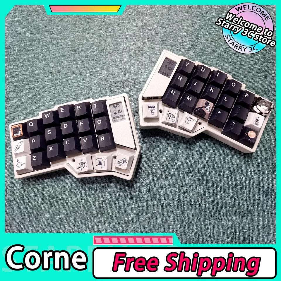 Corne v3 Choc Bluetooth/有線対応 静音軸分割キーボード すぐに使えるCRKBD Corne キーボード v3.0.1 分割キーボード