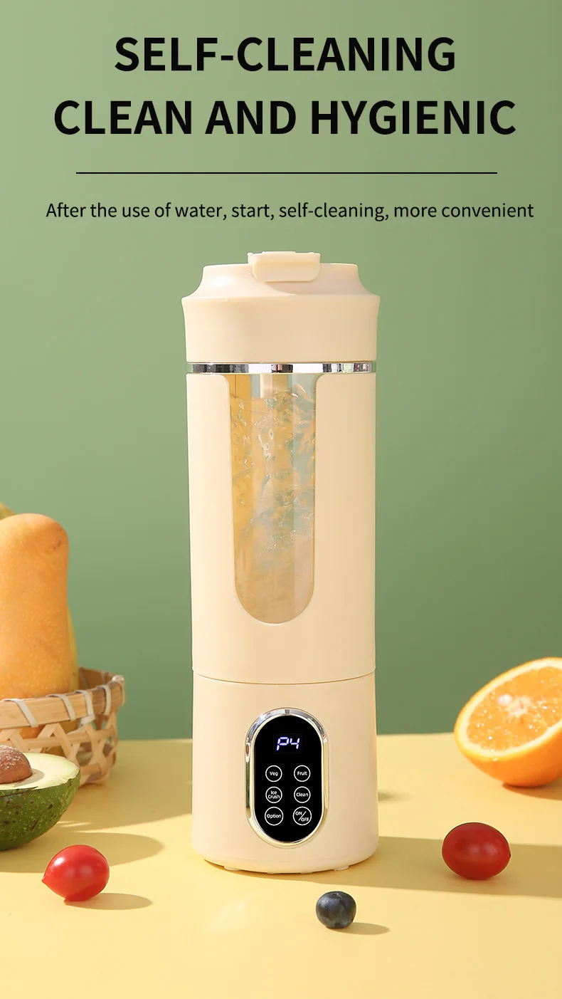 Portable Electric Juicer Blender Usb Rechargeable Fresh Juice Maker_voghion.com