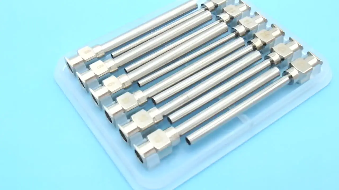 12 Pack - Dispensing Needle 1 - All Metal, Stainless Steel Blunt Tip 12 Pack - Dispensing Needle 1 - All Metal, Stainless Steel Blunt Tip