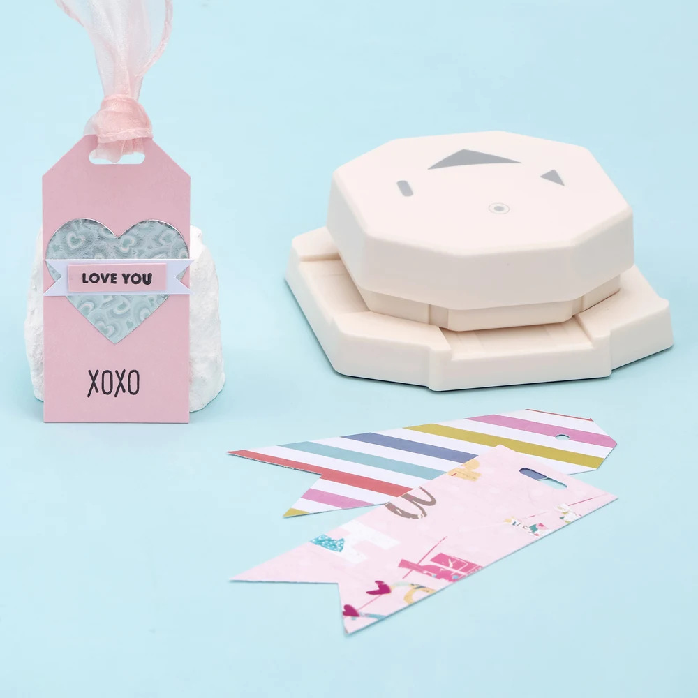4-in-1-Ecketikettenstanzer, 4 Formen, Eckstanzer für Etiketten, machen Sie die schönsten Etiketten/Tickets für DIY-Papierkartenherstellung, Scrapbooking – Detail 11