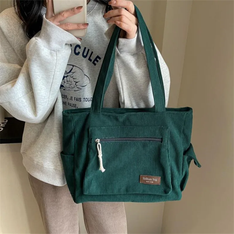 1pcs Large Capacity Stylish Handbag Shoulder Bag for Women Versatile Daily Use Handbags, Work Shopping Tote Bag with Side Pocket