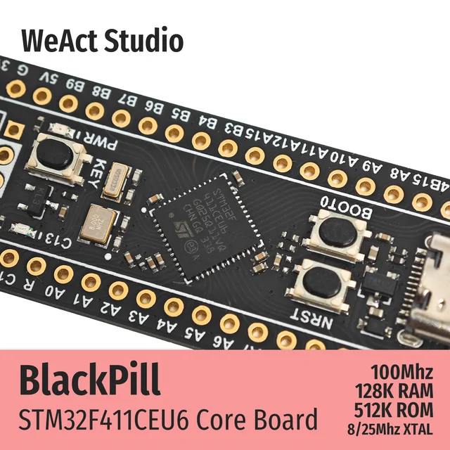 STM32F411CEU6 개발 보드: 학습 및 개발을 위한 강력한 플랫폼