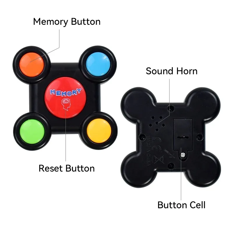 Children's Interactive Memory Game with LED Lights and Sound Effects