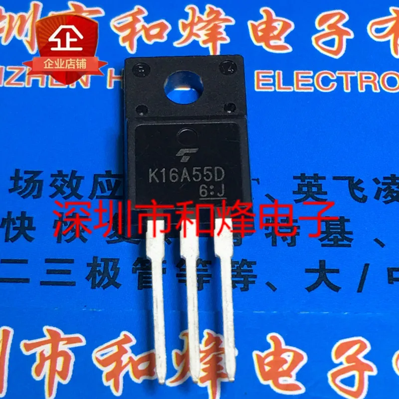 

5 шт.-10 шт. K16A55D TK16A55D TO-220F 550V 16A Новый и оригинальный в наличии