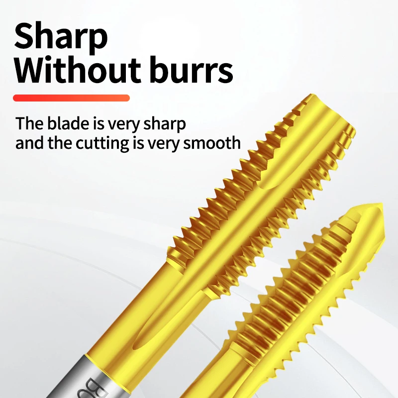HSSE-M35 JIS Standard Spiral Pointed Tap UNC 2-56 3-48 4-40 6-32 8-32 10-24 12-24 1/4 3/8 Machine Sc