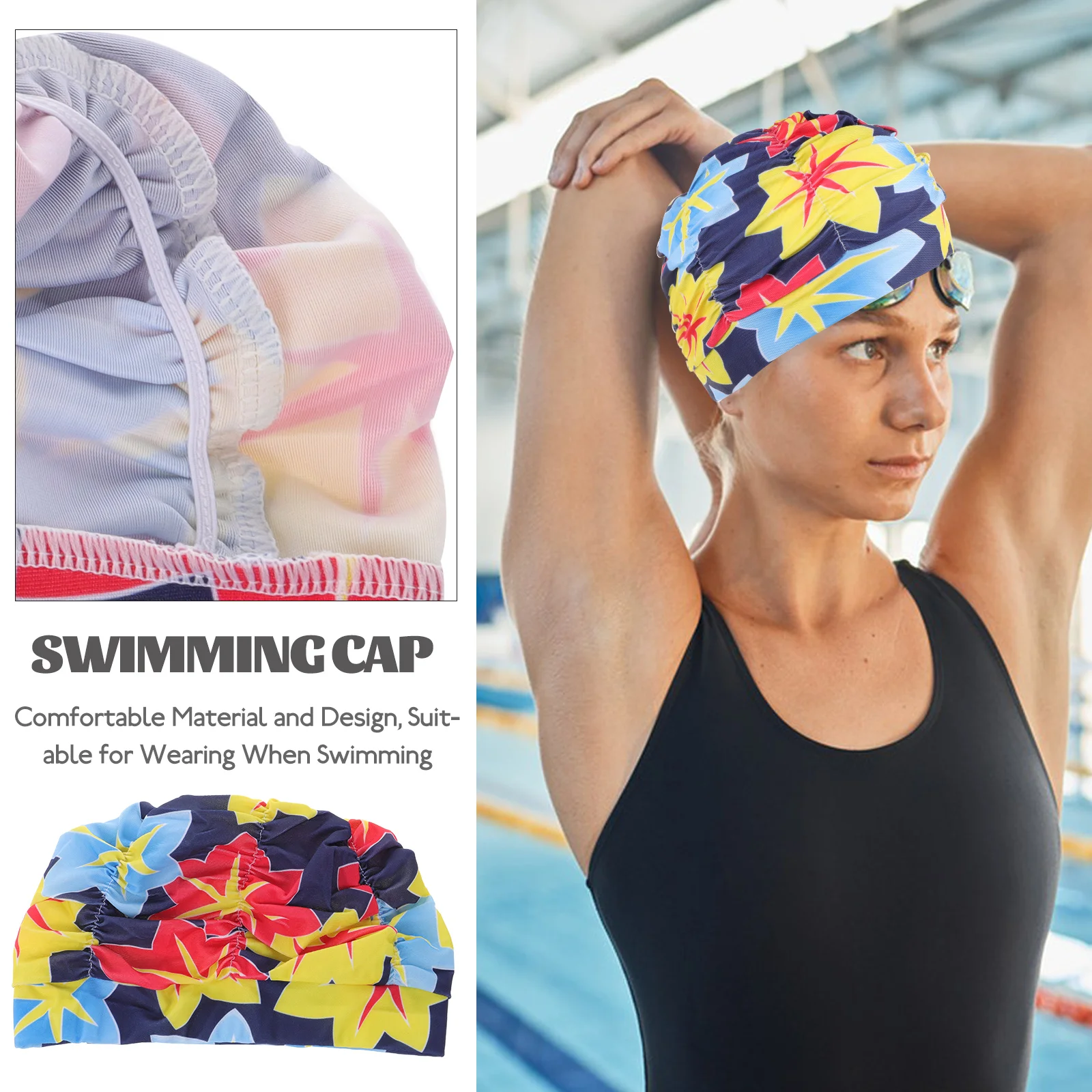 Bonnets De Natation Personnalisés Pour Enfants - Séchage Rapide, Élastique, 5 Tailles | Avec Nom Ou Motif, Idéal Piscine, Plage