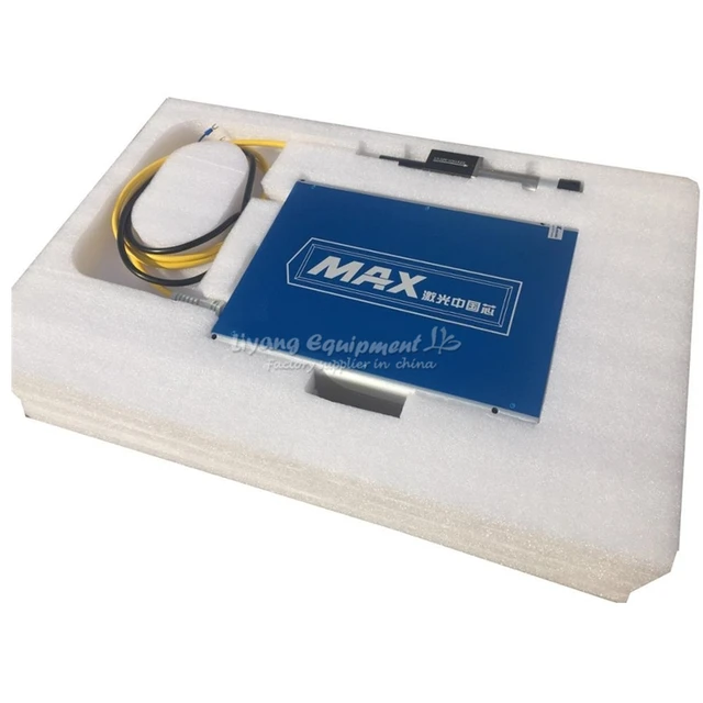 Original 50W Max Fiber Laser Source Q-switched Pulse GQM 1064nm for Laser Marking Machine DIY Parts Replacement 20W 30W 6
