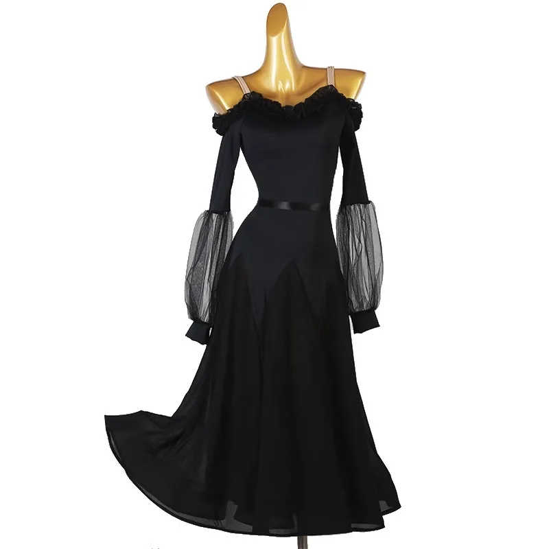 Modern Dance Skirt Dress Art Examination Dress Beautiful Back National Standard Dance Competition Costume Ballroom Swi