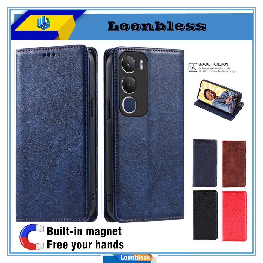 For vivo Y19s Case Cover Flip Leather Phone Shell Book Etui Wallet Coque vivoY19s Y 19s Y19 s