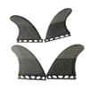 UK2.1 Quad FINS Surfboard Fins UPSURF FUTURE Side Fin Carbon Honeycomb Design Single Tabs Base Surf Fins 4 Pcs Quilhas 2