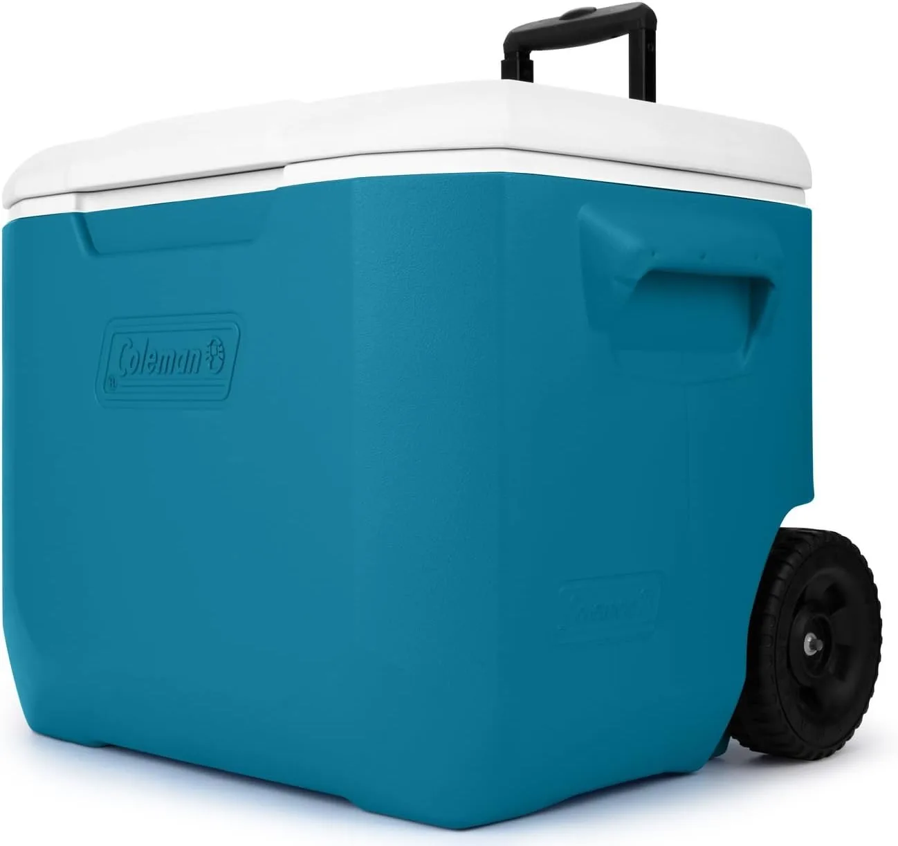 

Chiller Series 60qt Wheeled Portable Cooler, Insulated Hard Cooler with Ice Retention & Heavy-Duty Wheels & Handle, for Camping