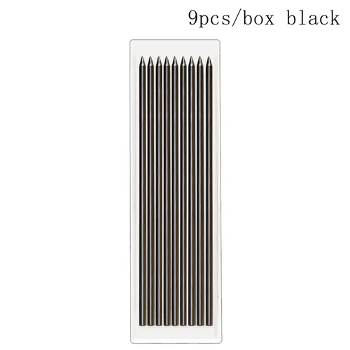 6Colors 2.8mm Metal Solid Carpenter Mechanical Pencil with Sharpener 2B Lead Core Deep Hole Construction Marking Scriber Tool - Image 11