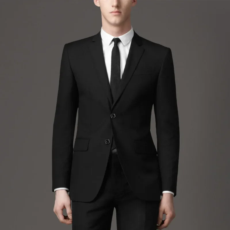 1/2/4 Stück Unisex Schwarze Einfache Clip-On Krawatte Sicherheitskrawatte Uniform Hemd Anzug Krawatten Steward Matt Trauerkrawatte Lazy Neck Ties für Männer und Frauen – Detail 6