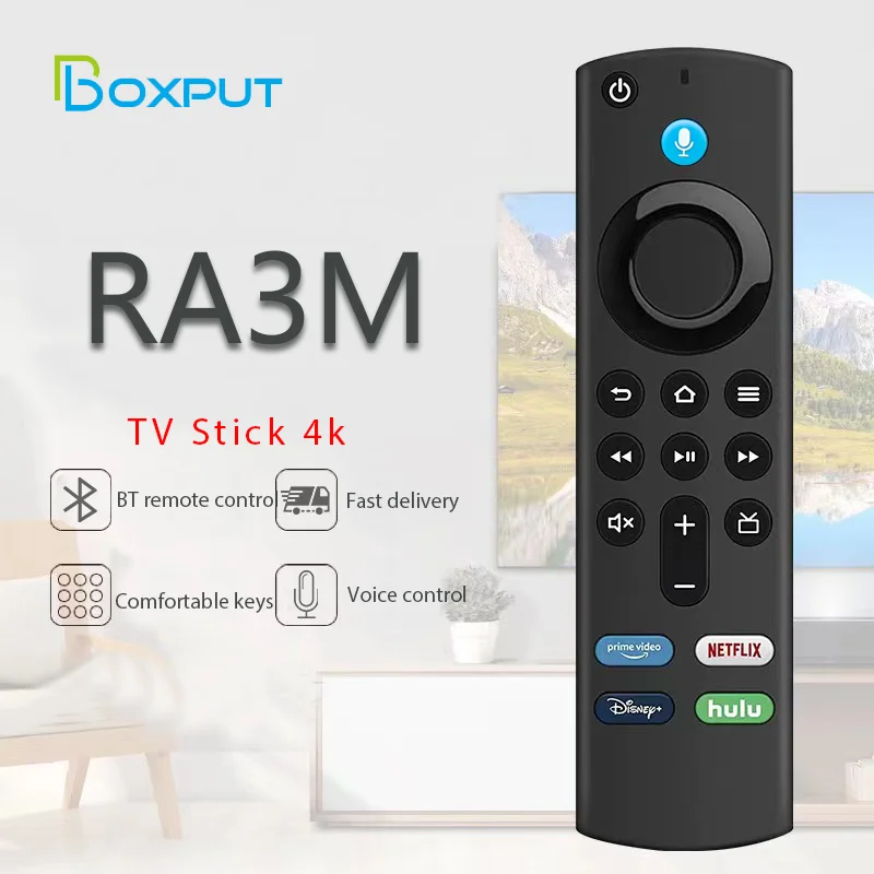 Ra3M Air Mouse Bluetooth Voice Control Telecomando Senza Fili Retroilluminato Per Amazon Fire Stick