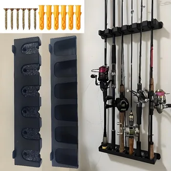 Wall Mounted Fishing Rod Storage Rack 1
