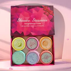 Aromatherapy Shower Steamers Gift Set with Essential Oils for Relaxation & Self - Care (Pink box)