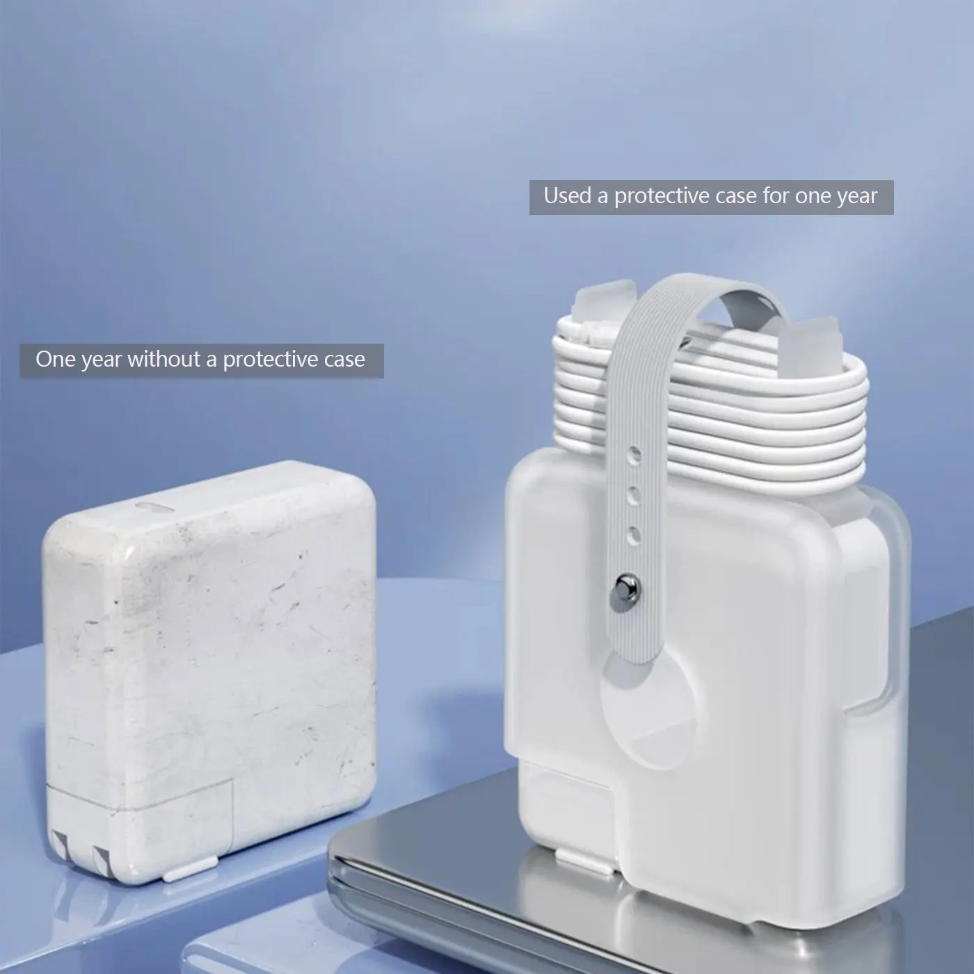 Durable Protective Case for Charger with Power Storage Winding