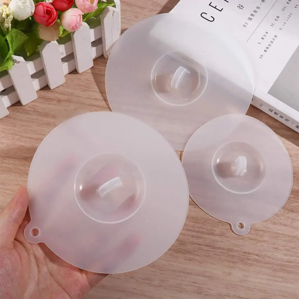 Safe Grade Silicone Cup Cover Bowl Lid Heat-resistant Prevent Dust Flies Universal Sealed Lids food cover bowl cover fresh keeping cover preservation cover