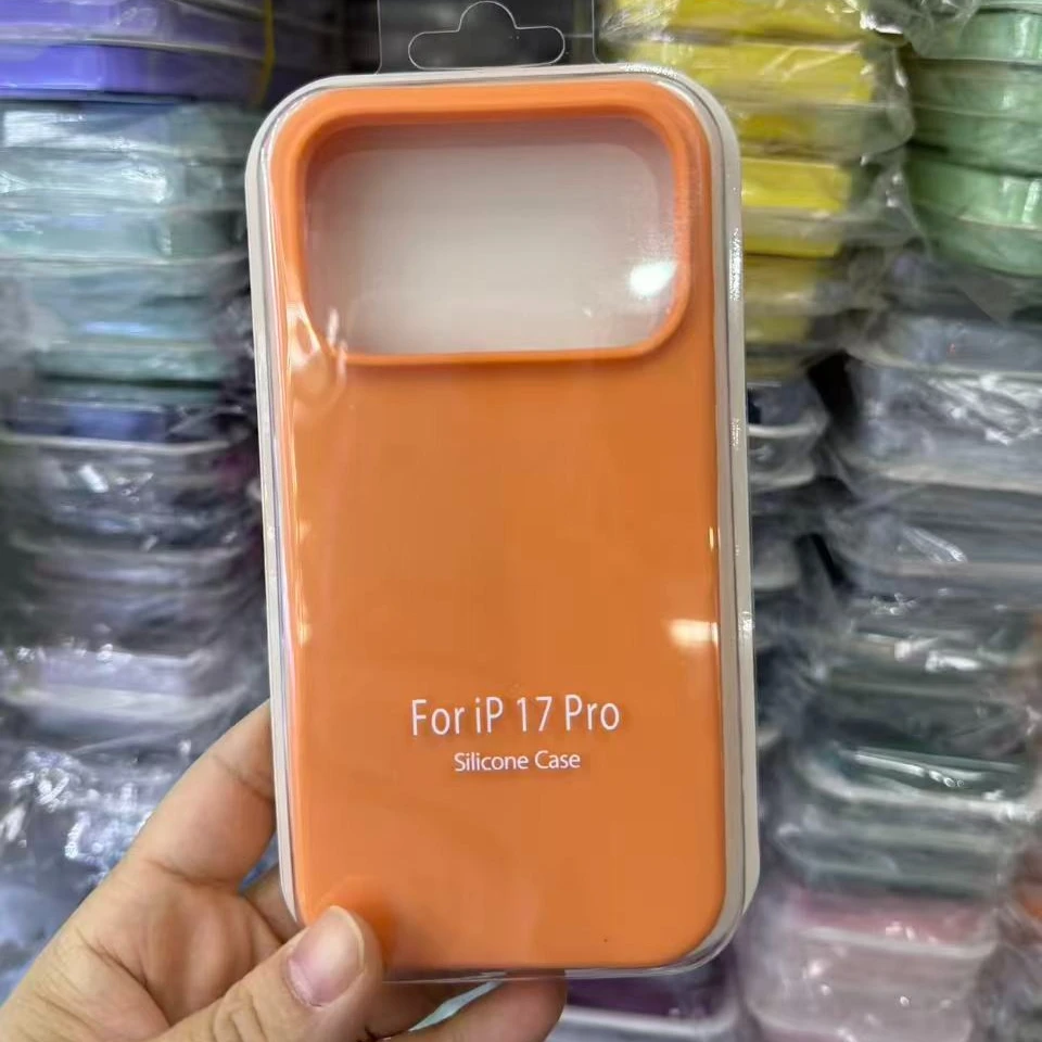 Candy Color Liquid Silicone Anti-Fall Case with Protective Packet Box