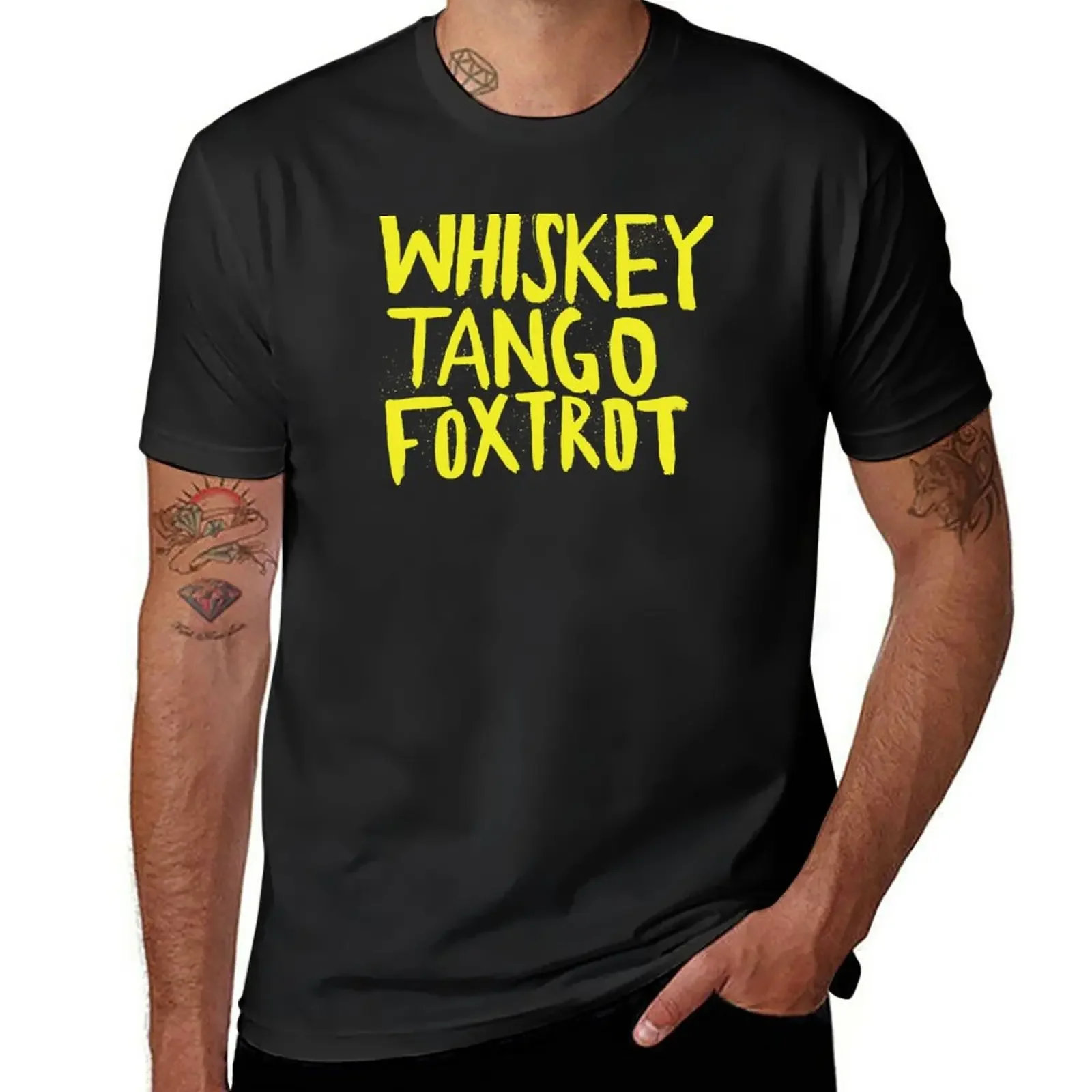 

Футболка для виски, танго, Foxtrot - Color Edition, винтажная Спортивная футболка с коротким рукавом для фанатов, размера плюс топы, футболки для мужчин graphic