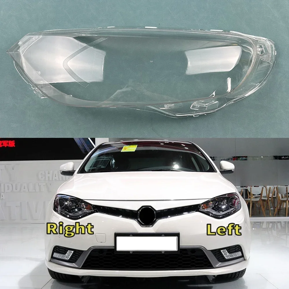 

For MG 6 2015 2016 Front Headlight Cover Transparent Lamp Shade Headlamp Shell Lens Plexiglass Replace Original Lampshade