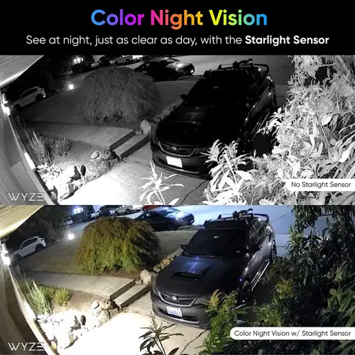 Wyze Cam v3 실내 및 실외 와이파이 보안 카메라, 1080p HD 컬러 나이트 비전, 양방향 오디오, Alexa Google Assistant와 연동 3