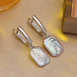 Elegant Freshwater Pearl Drop Earrings for Women - Long Pearl Jewelry Wholesale (White pearl G)