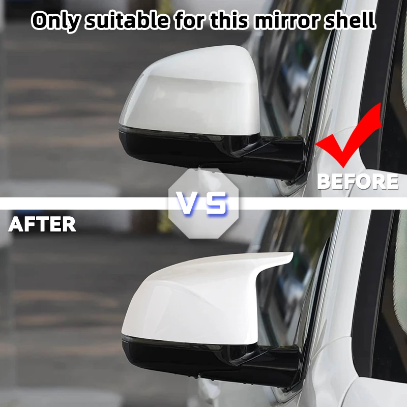 BMW X3 G01 X4 G02 X5 G05 X6 G06 X7 iX3 2018-2023 M 스타일 신형 화이트 사이드 미러 커버 X3M 외부 미러 커버