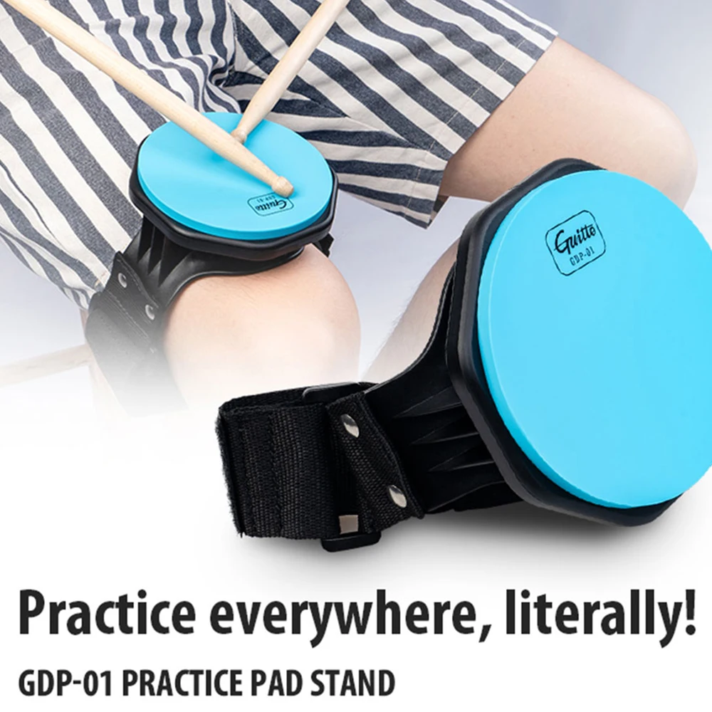 Guitto Series GDP-01 Drum Practice Pad Silicone Drum Pad Holder Stand with Adjus