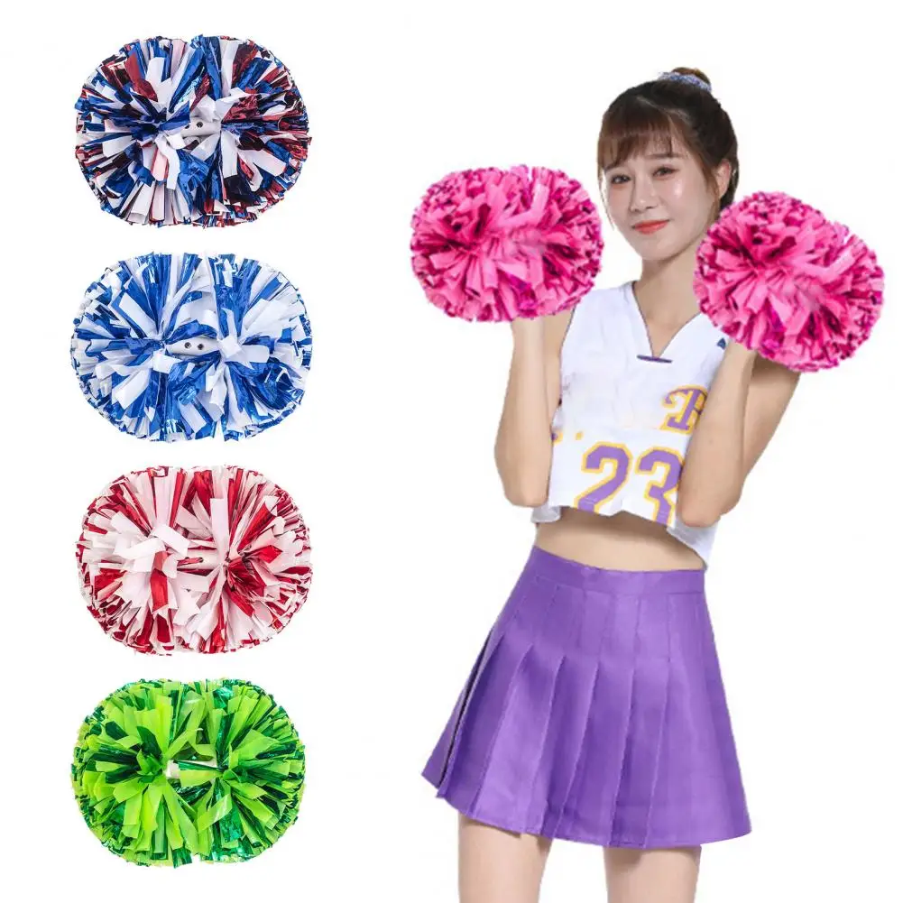 Long-lasting Hand Flower Cheerleading Pom Poms Vibrant Cheerleading Pom Poms Colorful Squad Hand Flowers for Parties Events