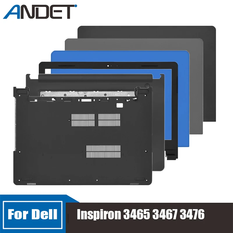 

New For Dell Inspiron 3465 3467 3476 Lcd Back Cover Rear Lid Bezel Frame Palmrest Upper Case Keyboard Bottom Shell Laptop