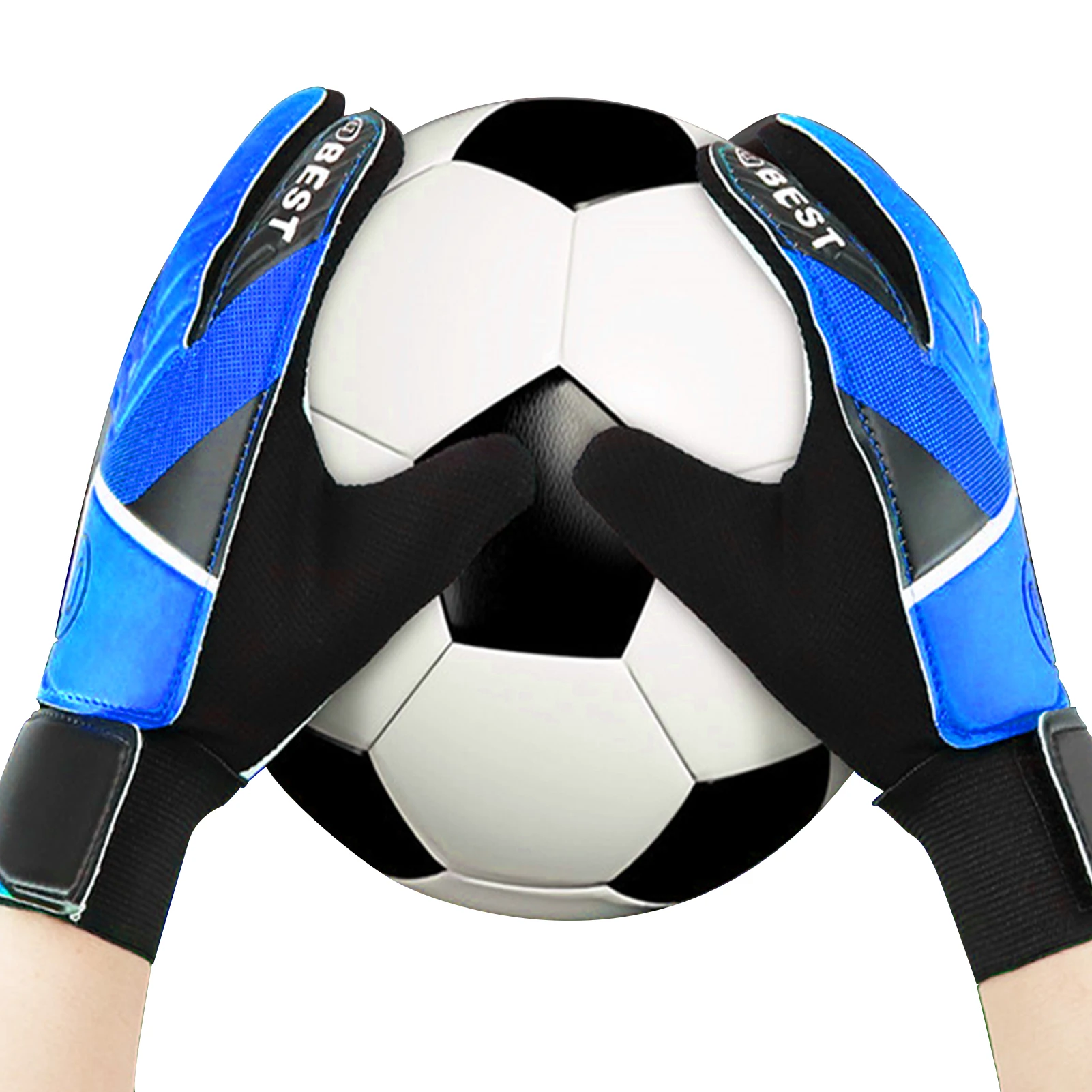 Gants De Gardien De But Enfant TOROGA - Paume Latex 4mm Adhérente, Protection Colonne, Manches Longues, Pour Foot