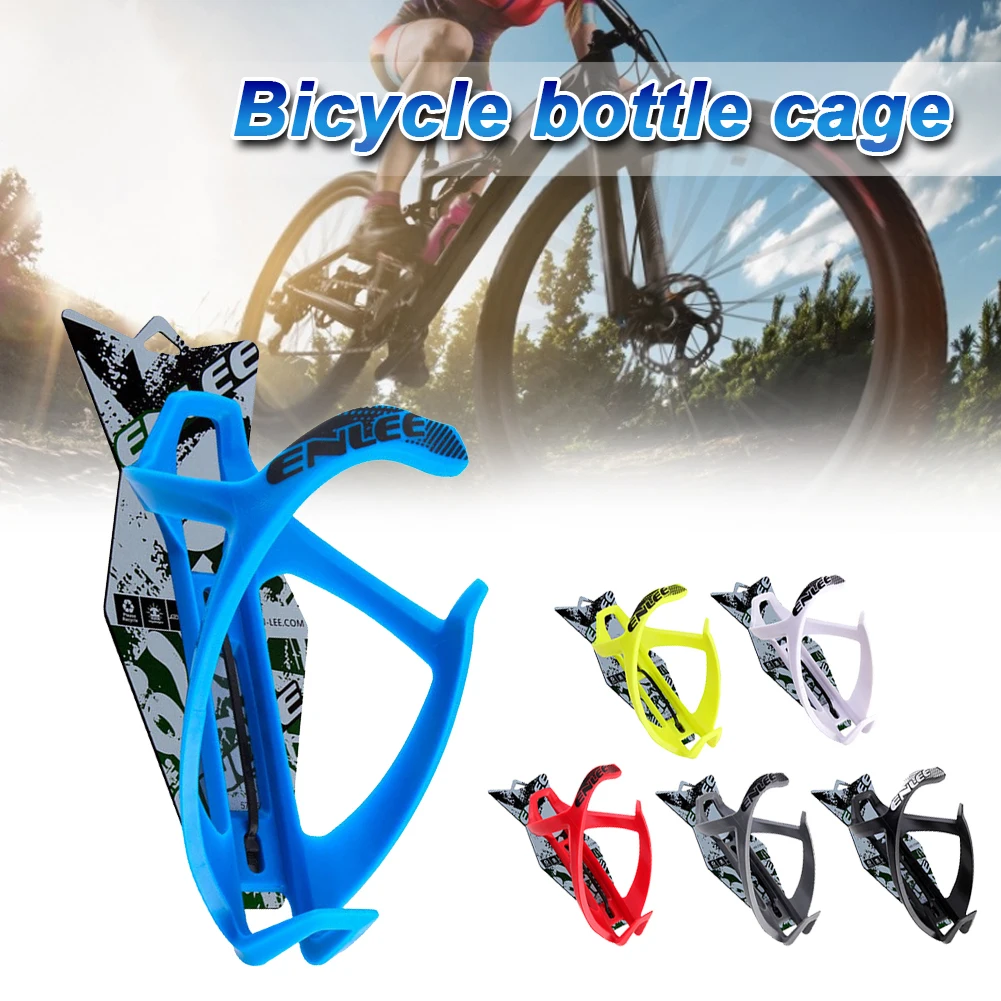 

New Road Mountain Bicycle Bottle Rack Lightweight PC Plastic Bottle Holder Cage Bike Water Cup Rack Outdoor Cycling Accessories