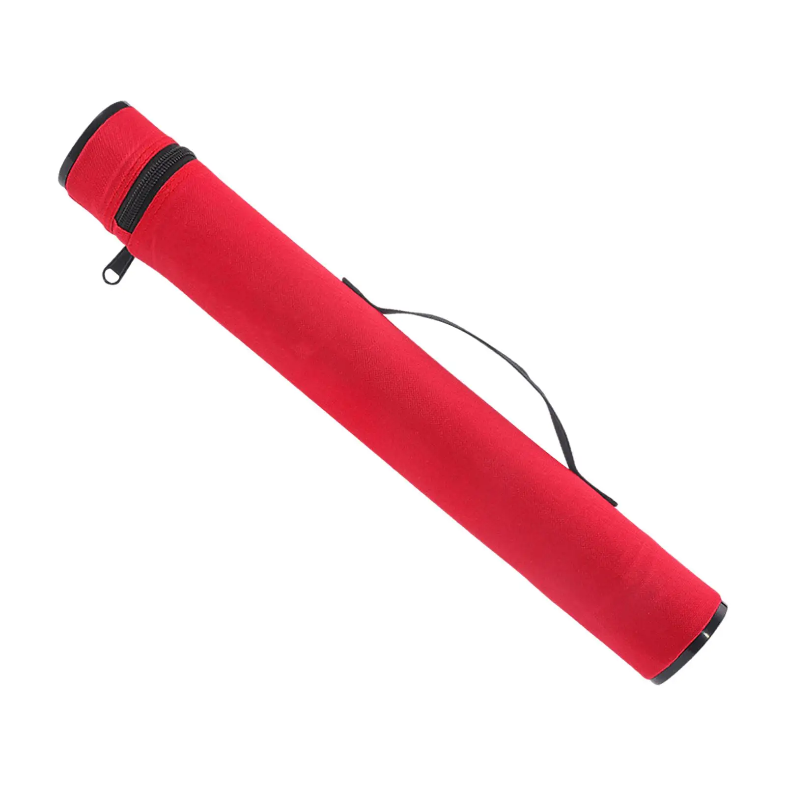 Super lightweight hard fishing rod case with fly rod tube carry