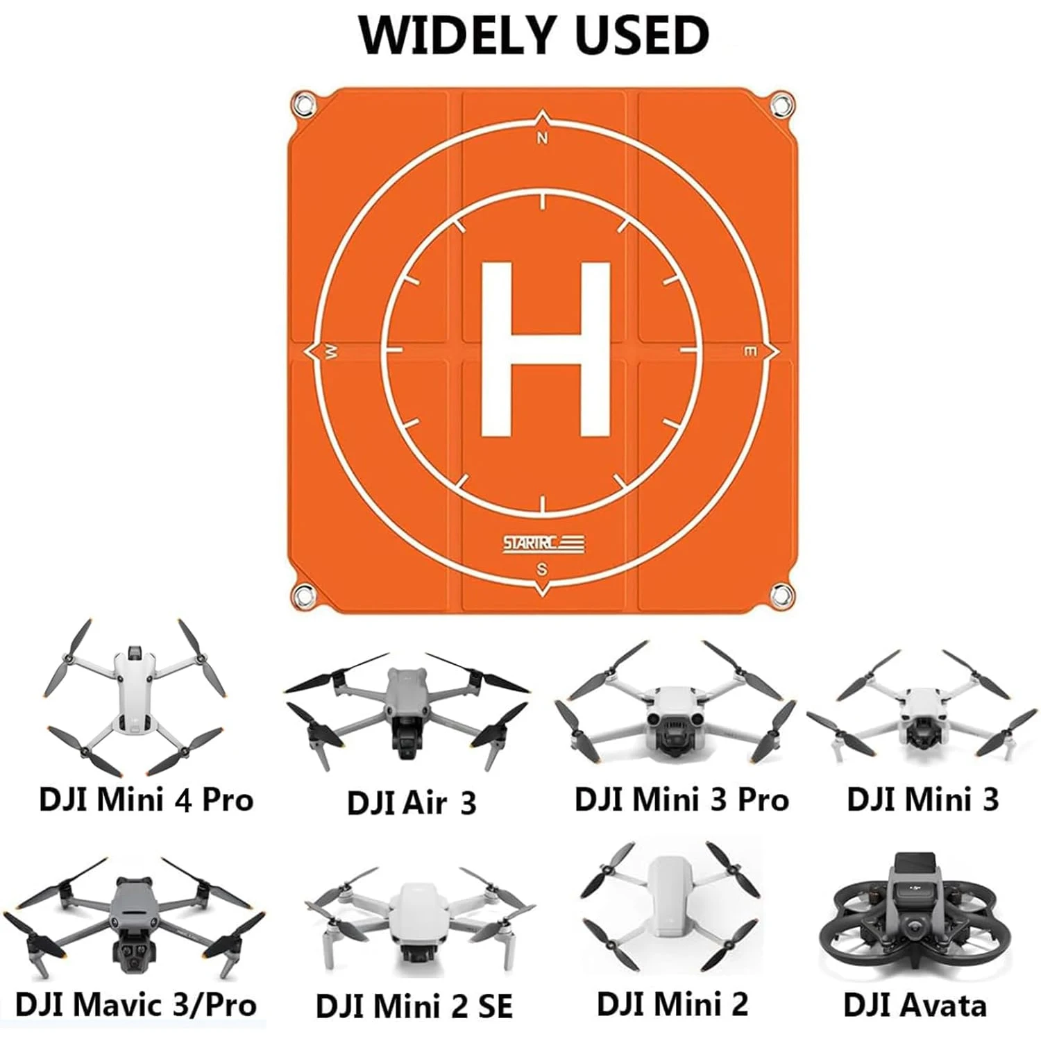 Drone Landing Pad for Mini 4 Pro Universal Fast-Foldable Landing Pad Waterproof Helipad for DJI Mini 3 Pro/Air 3/ 2/Mavic 3