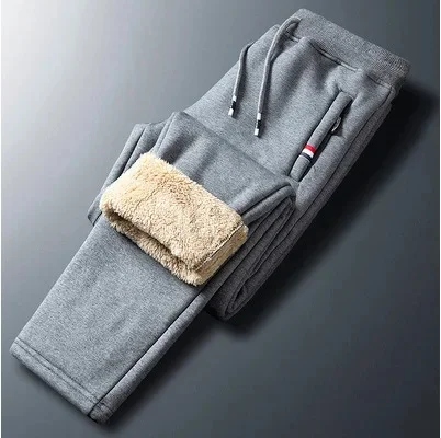 Red Label zipper Gray straight [lambswool]]