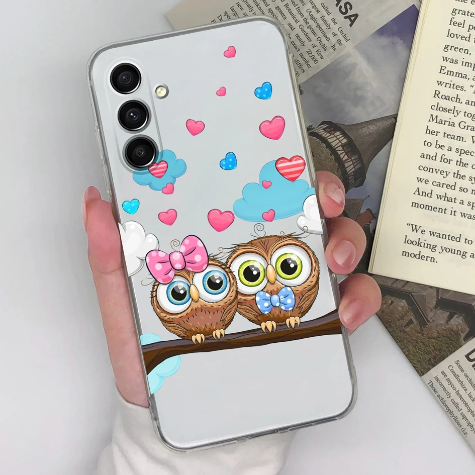 Love Heart Butterfly Soft Silicone TPU Transparent Camera Protection Phone Case