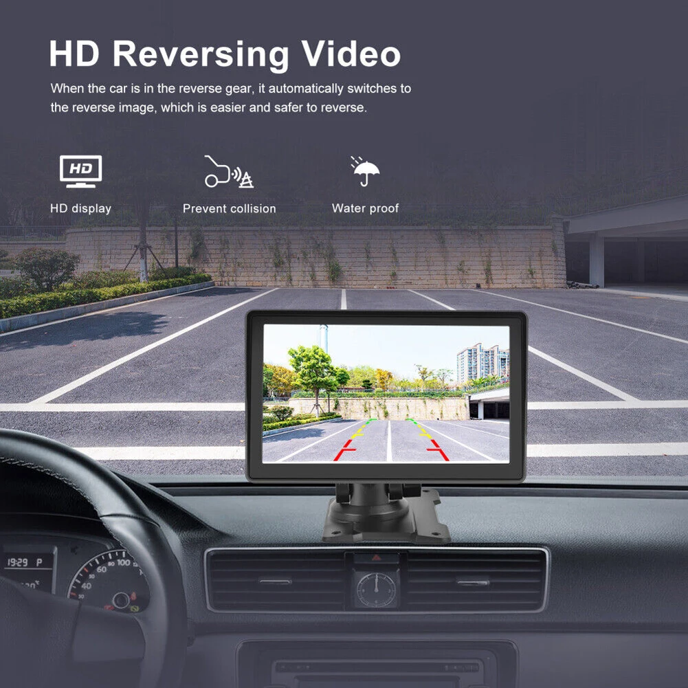 

7 Inch Car Radio Bluetooth-compatible Wireless Carplay Android Auto Multimedia Player Reversing Video FM Radio Adjustable Stand