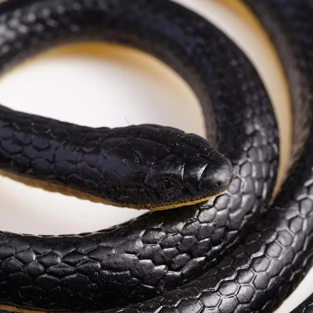 Realistic Soft Snake Scare Gags Toy Safari Garden Props Joke Prank Gift About 120cm Novelty And Gag Playing Jokes Toys