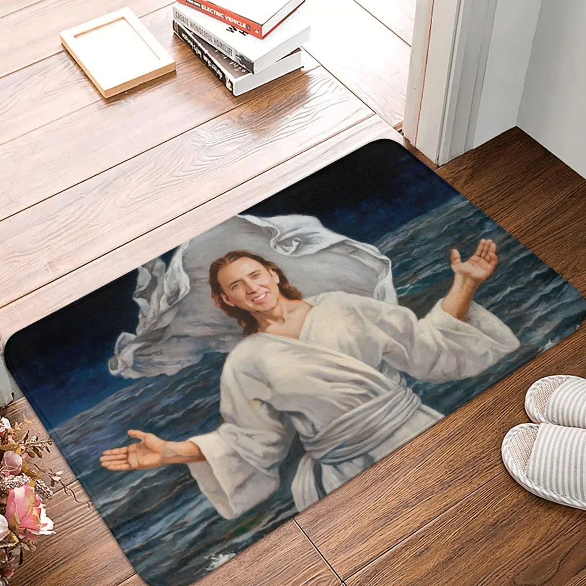 Mat Nicolas Cage Doormat Rug Carpet Footpad Non-slip Water Oil Proof for Corridor Kitchen Bedroom Balcony Toilet Bathroom floor mat