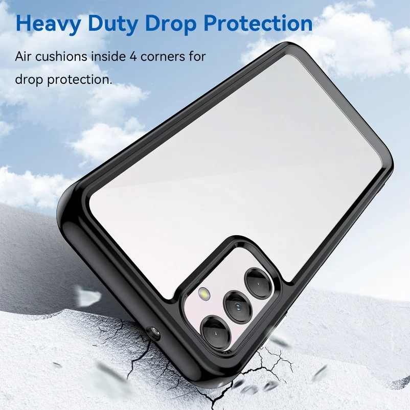 Clear Soft Slim TPU Phone Cover - Transparent Protective Case