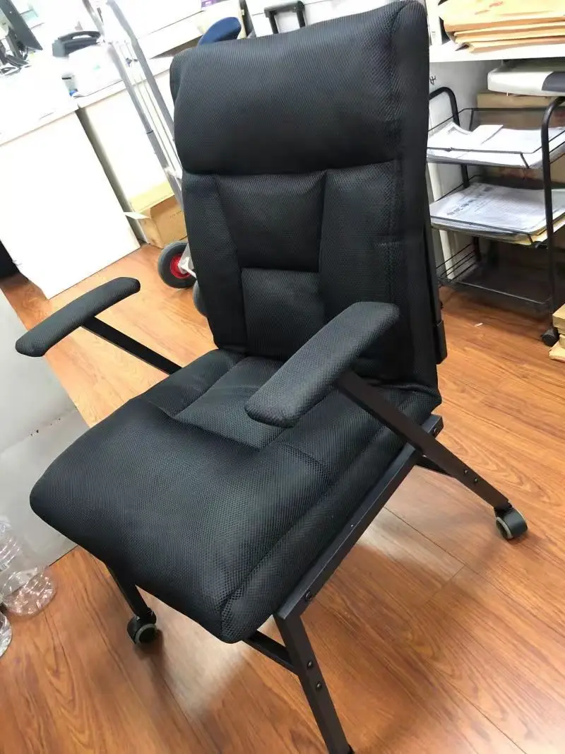 Mobili ergonomici per sedie da ufficio reclinabili - Scrivania regolabile con funzione di inclinazione con blocco multiposizione per mobili da ufficio domestico - immagine 4