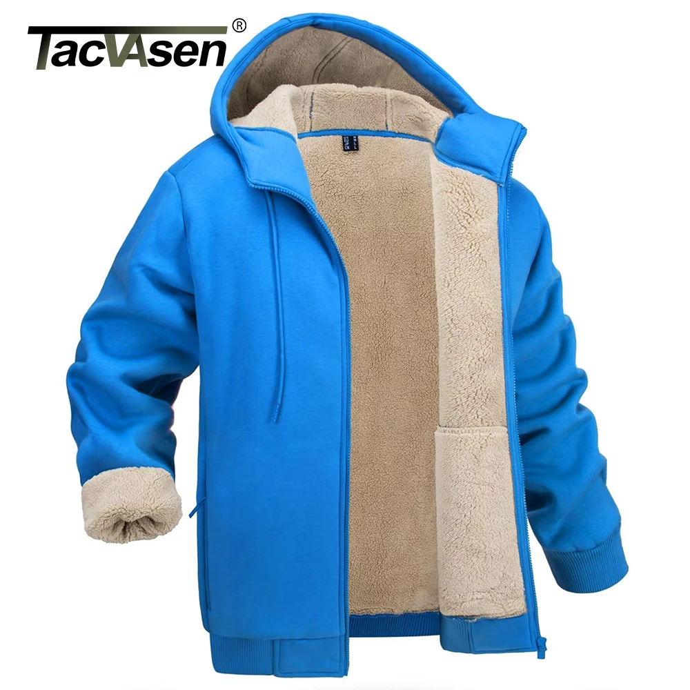 Sudaderas Hombres Sudadera Con Capucha TACVASEN Hombre Forro