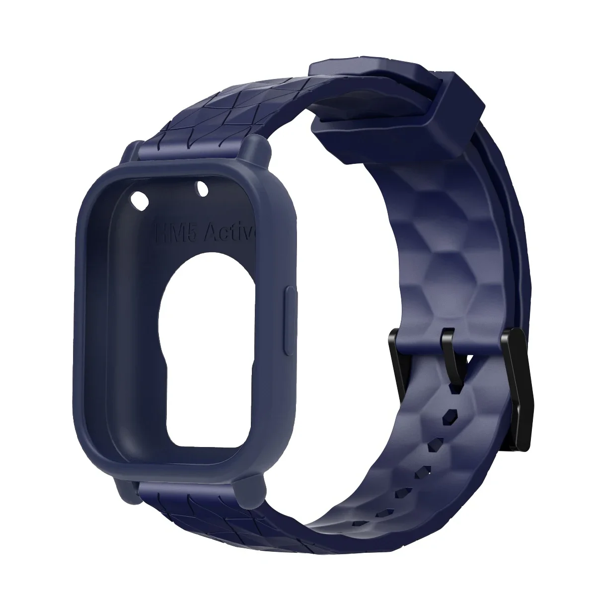 Enhanced Silicone Replacement Bracelet with Protective Shell Covers