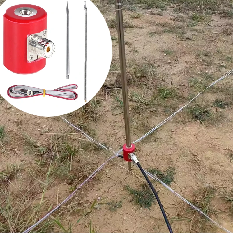 5M/16.4 FT QRP Antenna 14M-30MHz 300W HF Antenna Stainless Steel 1/4 Wavelength