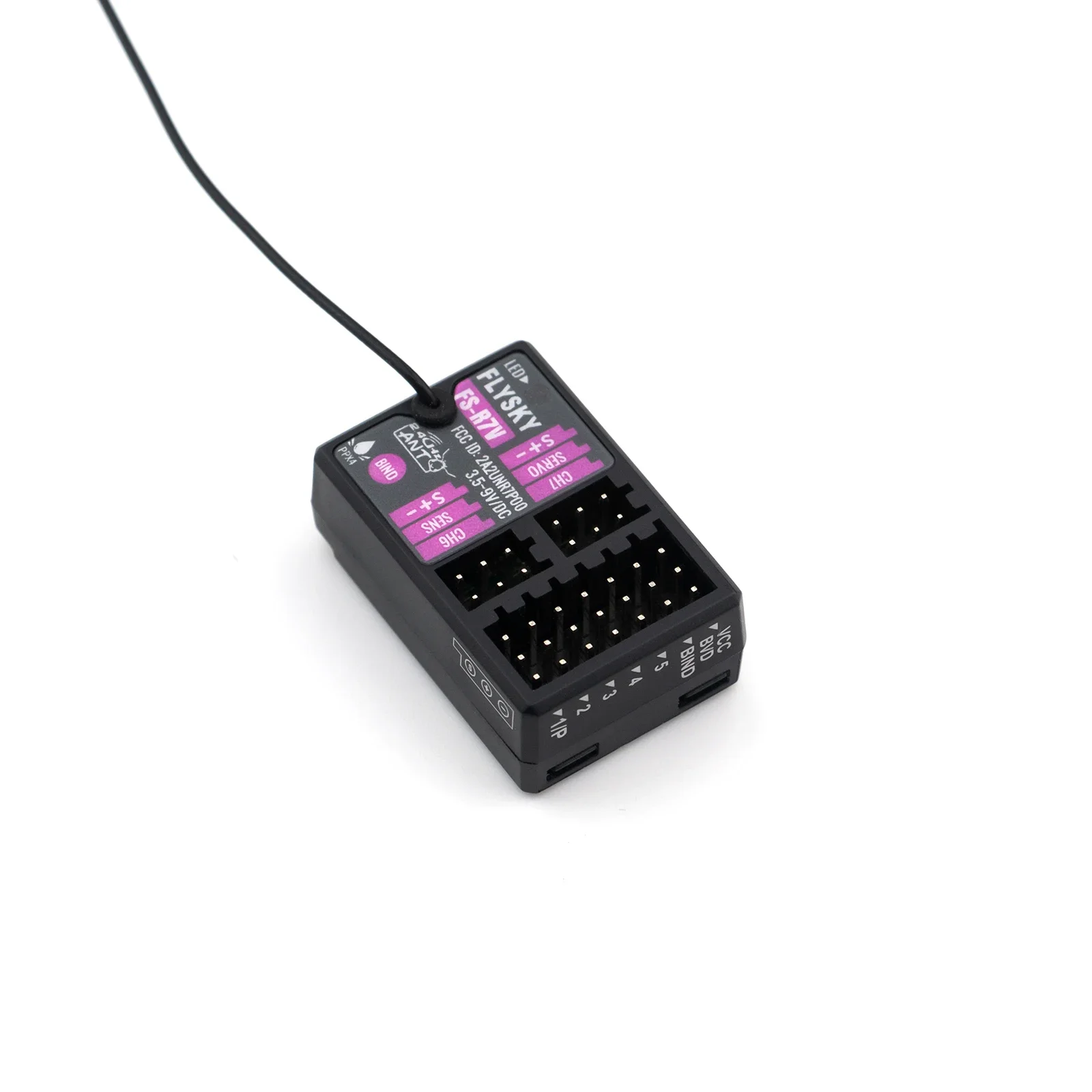 Flysky Receiver FS-R7V 7CH 2.4G Receiver Can Be PPM/IBUS Output for Remote Control Car Boat 6