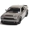 1/36 Dodge Challenger SRT Hellcat Toy Car RMZ CiTY Diecast Miniature Super Vehicle Model Pull Back Collection Gift For Boys Kid 6